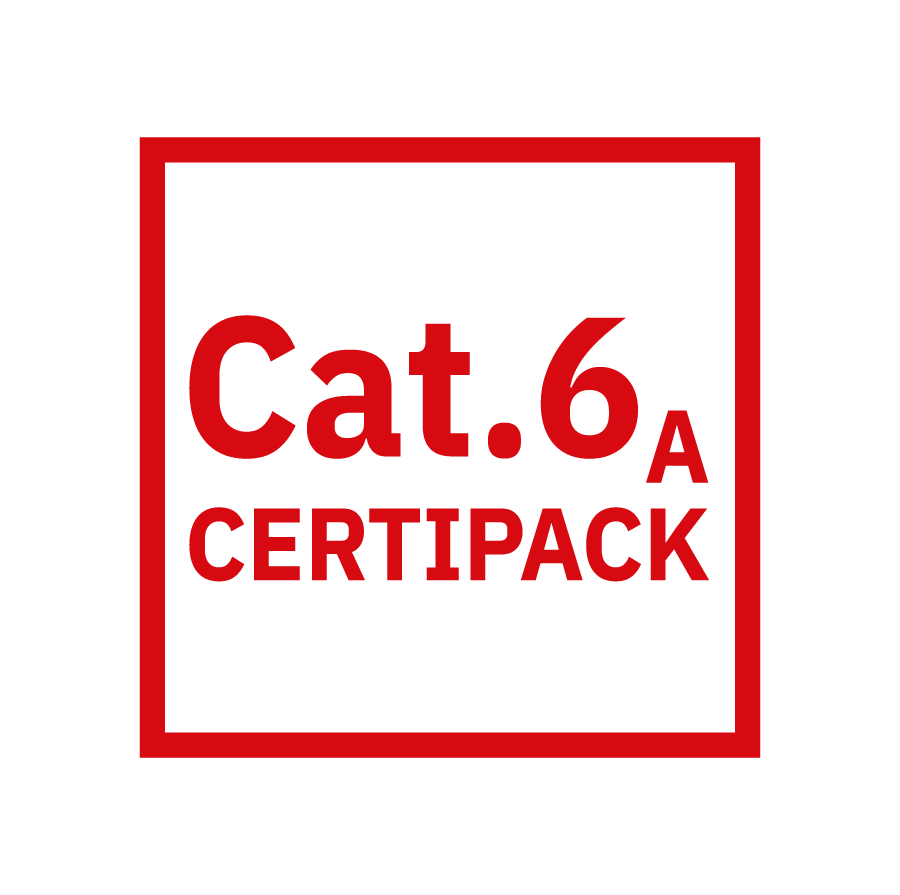 Súbor certifikátov Cat.6<sub>A</sub>