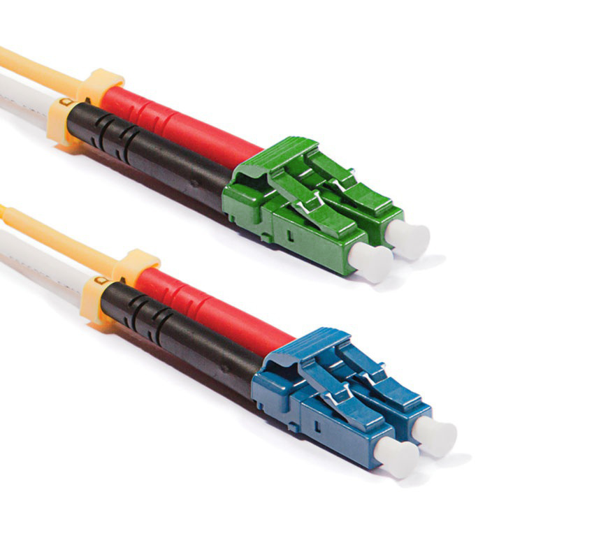 LC/APC-LC Duplex patch k&aacute;bel​, OS2 9/125 &micro;m (ITU-T G.652.D)