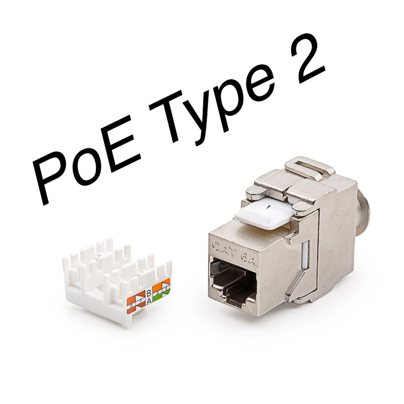 Keystone Jack, Category 6A, RJ45/s