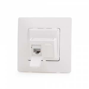 Zásuvkový modul pre Legrand® NiloeTM, Category 6, 2xRJ45/u, osadený