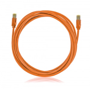 Patch kábel STP, Category 6A, LSOH, oranžový