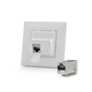 Z&aacute;suvkov&yacute; modul pre Legrand&reg; Nilo&eacute;TM STEP, Category 6A, 2xRJ45/s, osaden&yacute; s KEJ-C6A-S-HD