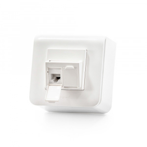 Zásuvka Modulo45, Category 6, 2xRJ45/u, povrchová, osadená