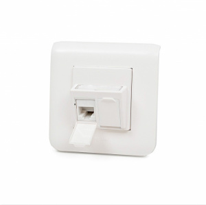 Zásuvka Modulo45, Category 6, 2xRJ45/u, podpovrchová, osadená